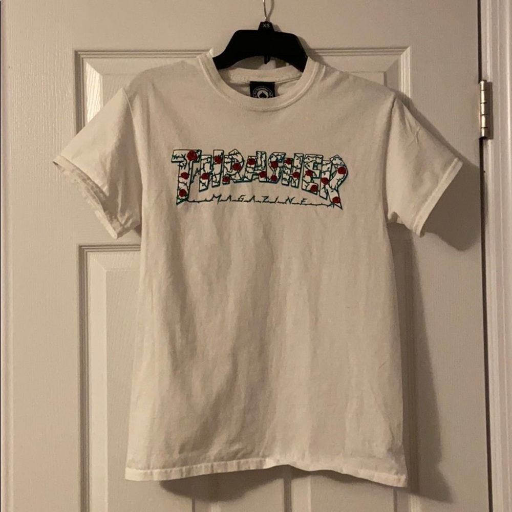 White trasher tshirt